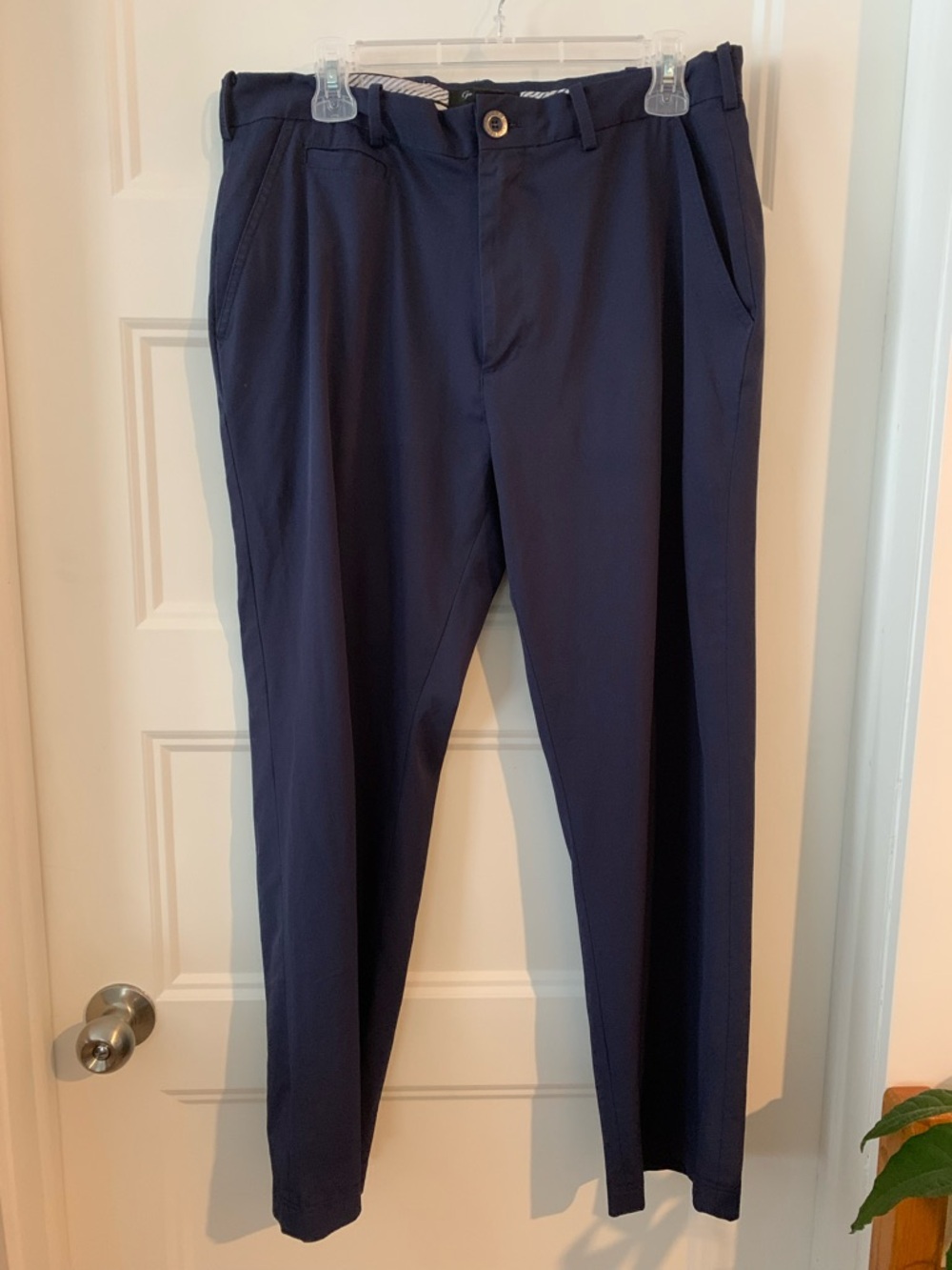 GORDON COOPER GOLF, Men's Navy Slim Dress Pants
